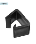 Outdoor Furniture Clips Eight Pieces For Patio Sofas Rattan And Wicker Clamps Fasteners angled close-up view