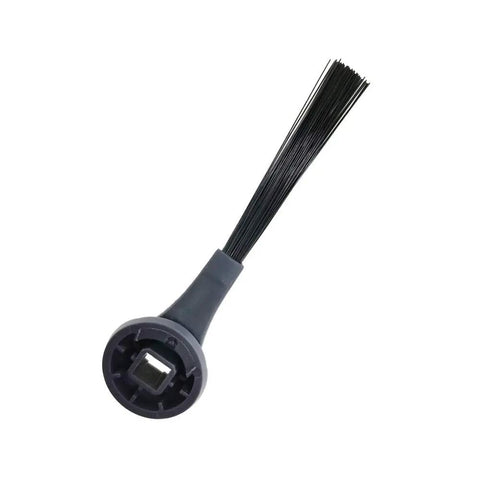 Single side brush from 6 Pack No Fuss Replacement Side Brushes for IQ Robot Series Vacuums Compatible With RV1000 RV1000S RV1001 RV1001AE AV1010AE AV2501AE And More Durable Easy Install High Performance Replacement Parts Similar to 102KY1000, showing black bristles.