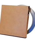 Three Quarters Inch Wide Portable Steel Strapping Mini Coils Point Zero Two Inch Thick, Three Hundred Foot Coil in a cardboard box