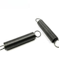 Heavy Duty Stainless Steel Tension Springs With Hooks For Automotive And Industrial Projects, 4X1mm Coiled Extension Springs Pack Of 10 on white background.