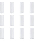 Mini Self Adhesive Drawer Pulls 12 Pack Clear Silicone Handles for Cabinets and Dressers No Punch Install Waterproof Non Toxic Easy Grip for Glass Doors and Windows, 12 pieces
