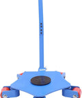 Heavy Duty Machinery Skates Carrying 4409 Lbs and Designed For No Sweat Equipment Moving with a blue carbon steel base.