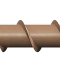 Side view of Deck Drive Wood Screws Collated 8 By 1 And 5 Eighths Inch Torx T25 6 Lobe Tan For Exterior Decks 2000 Count Low Torque Threads