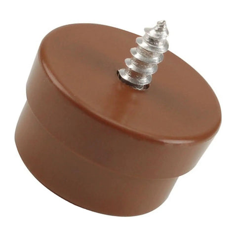 Hassle Free Self Leveling Floor Glide Swap Slots Right Into Your Setup keeps kitchen rollers rolling smooth, brown gliding disc with screw.
