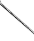 Close-up of RP196 Stainless Steel Faucet Cover Screws Set, 2.9 Inch Decorative Bath and Shower Panel Fasteners, single screw focus view