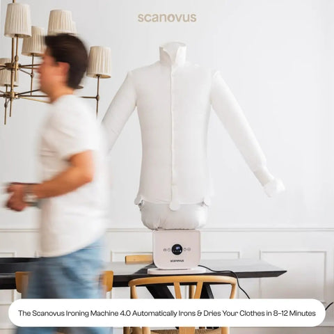 Automatic Ironing Machine 4.0 for Home Use, Hands Free Wrinkle Remover and Clothes Dryer That Smooths Shirts, Pants, and Shoes