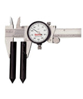 Center Distance Attachment for Dial and Electronic Calipers That Works With Series 797 798 120 123 1202 shown on dial caliper.