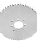 Durable 420 Chain Rear Sprocket 60 Tooth 54mm Center Hole Drive Gear For Dirt Bike Pit Bike ATV Quad Go Kart Buggy Mini Bike Apollo Off Road Motorcycle Replacement Parts Beefed Up Heavy Duty Performance Upgrade, silver steel sprocket