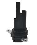 Straight Up Direct Fit Mass Air Flow Sensor MAF for Lexus IS250 IS350 in black plastic, side view with mounting tabs.