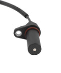 Engine Crankshaft Position Sensor Replacement For Hyundai And Kia Fits Elantra Accent Tucson Veloster Kona Soul Seltos Rio Forte Elantra GT And Coupe Veloster N 2010s To 2023 Models black sensor with mounting hole and cable