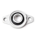 Sick Heavy Duty Zinc Alloy Ball Bearing Pillow Block Mounted Support Unit Aligning Housing For Machines 8mm To 30mm Bore Size Industrial Grade Hardware KFL08 KFL001 Series Horizontal Configuration Totally Legit Fit For Any Mechanical Build Project side view