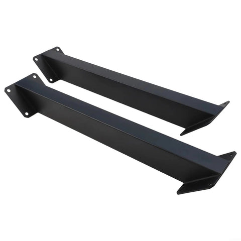 Beefy 45 Degree Angle Support Brackets For Pergola Kit And Gazebo Black Steel Corner Connectors With Screws DIY Wood Deck Tree House Reinforcement Built To Last 2 Pack