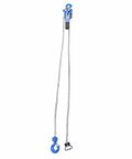 Lever Chain Hoist 1650 Lbs Three Quarter Ton Blue Chain Puller Hoist With 10 Ft Lifting Height featuring dual hooks and chains
