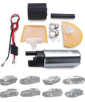 255 LPH High Flow In-Tank Fuel Pump Kit With Strainer and Wiring 38mm Body Diameter Universal Fit for Gasoline Vehicles 12V System