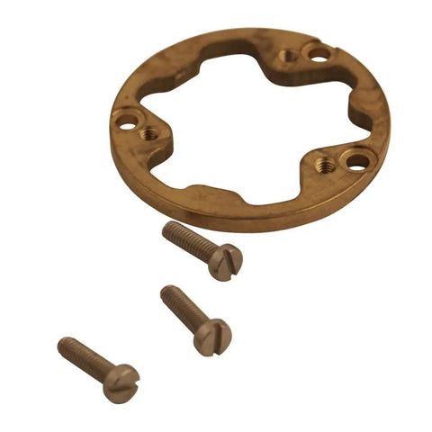 Solid Disk With Screws For Pressure Balance Bath And Shower Faucets Includes Fixation Ring With Screws Three Screws Four Inch Wide Three And A Half Inch Tall Five Inch Deep Ready To Install Durable Replacement Part For Plumbing