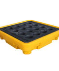 Heavy Duty HDPE Spill Containment Pallet With Anti Slip Tray Odorless Waterproof Platform Easy To Clean Chemical Resistant Spill Tray