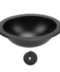 Real Deal Heavy Duty 304 Stainless Steel Round Tub Drain Featuring A Slick Black Coating And Rock Solid 40Mm Outlet For Totally Hassle Free Upgrades And Serious Long Term Durability In Any Home, black round sink drain and accessory.