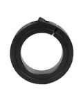Front view of One And Three Quarters Inch Bore Single Split Shaft Collar With Outer Diameter Two And Three Quarters Inches And Eleven Sixteenths Inch Wide Beefy Carbon Steel Two Pack For Secure Shaft Alignment And No Slippage