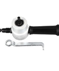 Dual Head Sheet Metal Cutter Nibbler Drill Attachment For 360 Degree Cutting Time Saving Tool with included wrench