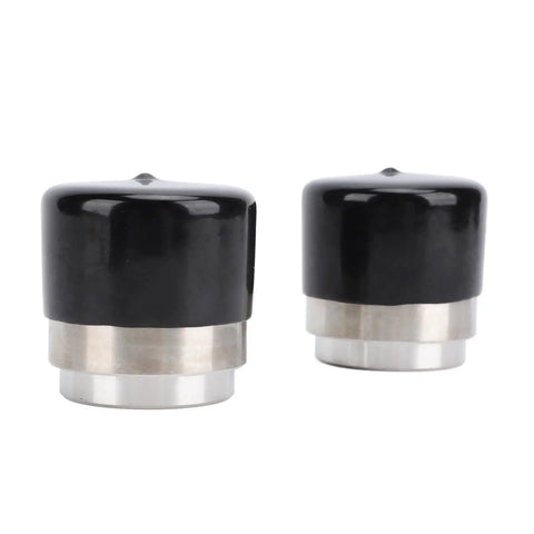 Two Pack Trailer Wheel Bearing Protector With Protective Bra And Stainless Steel Hub Cap 1.781 Inch Diameter For Boat Trailers
