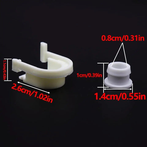Image of the Shifter Cable Bushing With Cap Replacement For Edge 2015 2018, Fusion 2013 2016, featuring dimensions for clarity.