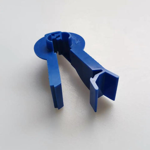 Blue clamp from Ten Pack Peritoneal Tubing Clips And Clamps For Dialysis Care Smooth Grip Bag Clips Pipeline Fixators And Catheter Holders