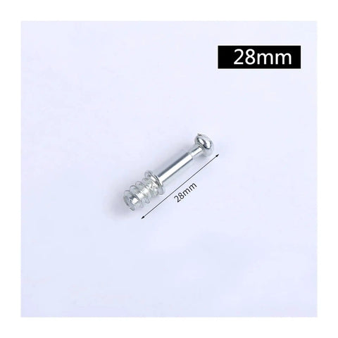 28mm part of 50Pcs 10-12-15-25mm Thickening Three In One Connector Eccentric Wheel Cam Lock Fittings For Panel Furniture Hardware Durable And Easy Install