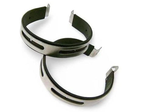 Heavy Duty Exhaust Muffler Clamp Bracket With Rubber Kit For GY6 50cc 125cc And 150cc Scooters And Mopeds 115mm Diameter