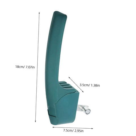 Get This Heavy Duty Commercial Oven Handle Replacement For Industrial Cooking Equipment with ergonomic grip, matte green finish.