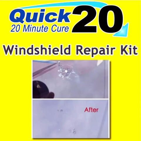 Do It Yourself 20 Minute Windshield Repair Kit For Rock Chips Stone Cracks Star Breaks Bullseyes And Stone Damage On Cars
