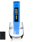 Super Accurate PH Meter 0.01 Digital PH Tester for Water, Hydroponics, Aquaculture, Lab and Pool in a glass of water