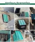Rock Solid Heavy Duty Catch Basin Sump Pump With Drain Lid And Debris Basket For No Sweat Yard Drainage features various installation scenarios.