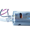 Heavy Duty Vacuum Pump For Mercedes Benz CL500 2000 To 2006 Complete Installation Kit close-up of motor wiring and connection.