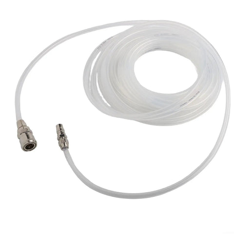 Heavy Duty Clear EVA Air Compressor Hose And 5X8mm Pneumatic Tubing, flexible design with Type C connectors for easy shop ventilation.