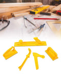 Five Piece Woodworking Push Block And Stick Set With Rubber Grips For Router Table Saw Safety Anti Kickback Hand Protection