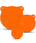 AR500 Steel Gong Target Set 1/2 Inch Thick For Serious Shooters With 4, 6, And 8 Inch Sizes, Durable Rust Proof Metal Targets