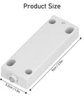 Heavy Duty Magnetic Push Type Cabinet Door Damper 50N Catch Latch dimensions 9cm x 3.2cm shown horizontally