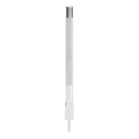 Built Dang Tough Industrial Grade High Speed Steel Prong Punch Tool for precise hole punching, featuring a textured grip handle.