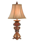 Antique Brass 31 Inch Table Lamp For Living Room Or Bedroom, Classic Transitional Style With Warm Ambient Light, Sturdy Base