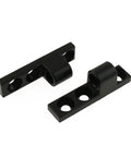 Two Pack Black Zinc Alloy Removable Hinges For Wardrobes Bookcases Wine Cabinets And Door Panels Heavy Duty Built To Last
