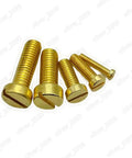 Kickass Solid Brass Slotted Cheese Head Machine Screws M2.5 Through M10 Bad Boy Assortment Kit includes slotted fasteners