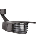 Stealth 200 LED Motion Sensor Light 1000W Outdoor Security Flood Light With Bronze Finish mounted on bracket