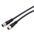 M12 A Coded 5 Pin Male To Female Actuator Sensor Signal Cable For Industrial Controls And Automation DeviceNet CANopen IO Link Profibus