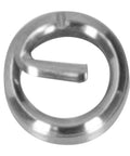 Close-up of 100 Pack M6 X 1 Thread Repair Inserts Stainless Steel Metric Thread Sleeves For Damaged Holes showing spiral design