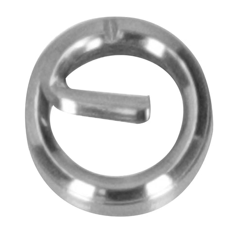 Close-up of 100 Pack M6 X 1 Thread Repair Inserts Stainless Steel Metric Thread Sleeves For Damaged Holes showing spiral design