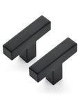 30 Pack 2 Inch Square Cabinet Pulls Matte Black Stainless Steel Kitchen Drawer Pulls Cupboard Handles in modern design