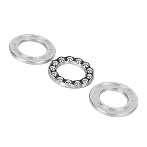 Low Noise High Speed Plane Axial Ball Thrust Bearing 51103 5 Pack With Bearing Steel Construction For Heavy Duty Industrial Machinery Maintenance And Equipment Upkeep, three-piece bearing set