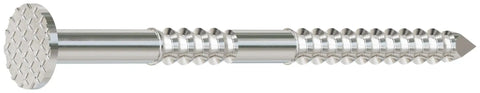 Collated Ring Shank Siding Nail 1-1/2 Inch 0.221 Inch 15 Gauge Type 304 Stainless Steel Diamond Point Full Round Head