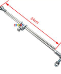 Adjustable Treadle Rod For Industrial Sewing Machines 143UNS with swivel joints, 24cm in length, metal construction