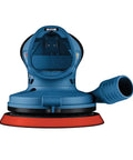 Front view of 12V Max Brushless 5 Inch Random Orbit Sander With Ergonomic Palm Grip Dust Collection Variable Speed Soft Start Technology
